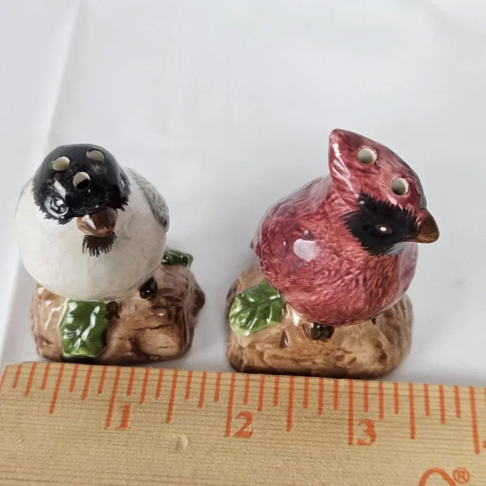 Red Cardinal & Blue Jay Bird Salt & Pepper Set Knollwood By Genuine Sonoma